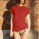 Tela Punto Viscosa Naranja Quemado - Ribes y Casals