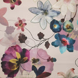 Tela Raso Mikado Floral Sombras Morado - Ribes y Casals