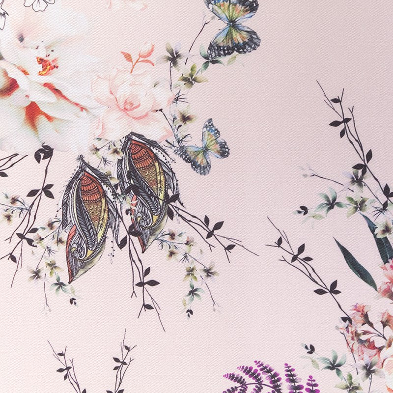 Tela Raso Mikado Japonesa Rosa – Ribes & Casals