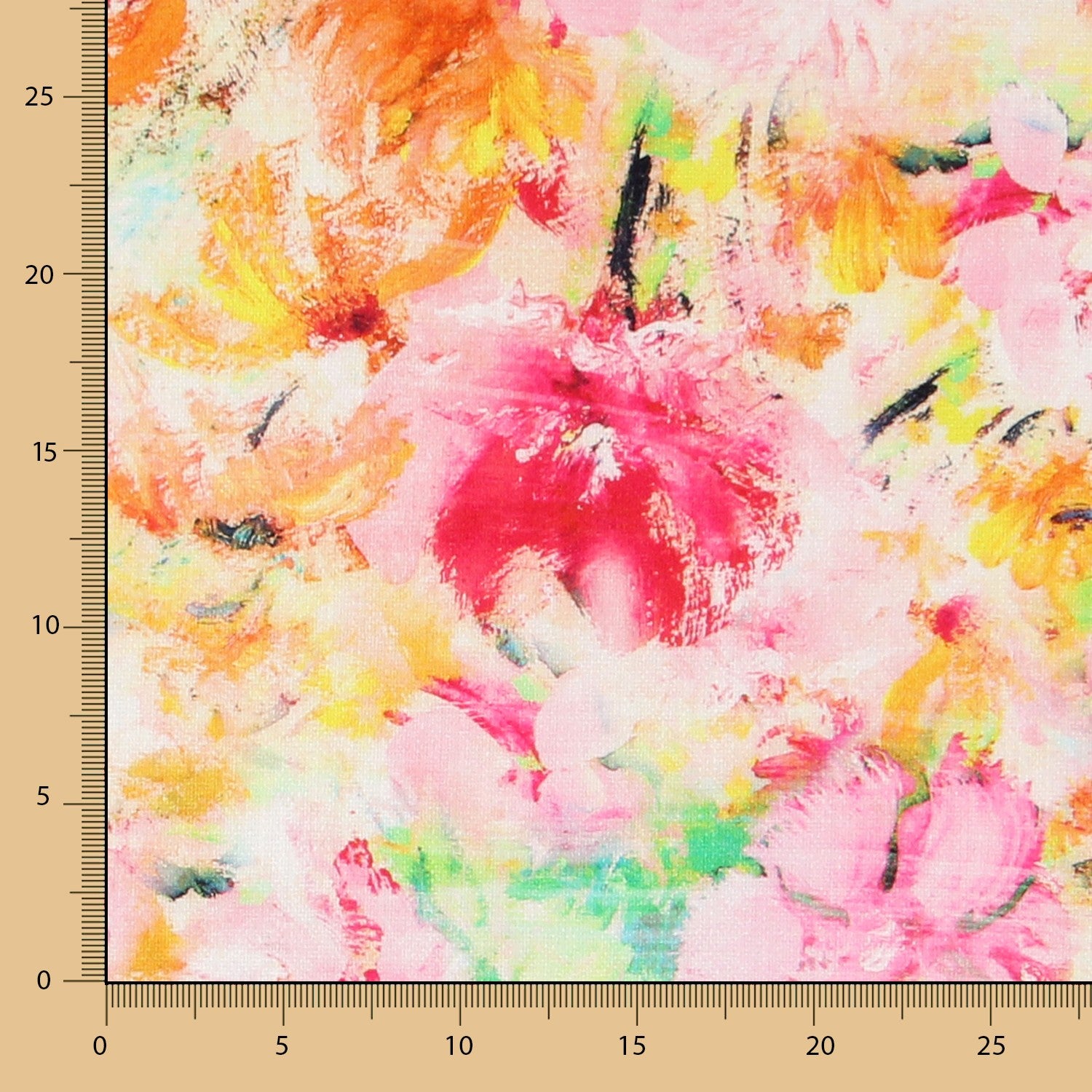 Tela Rústica Acuarela Explosión - Ribes y Casals