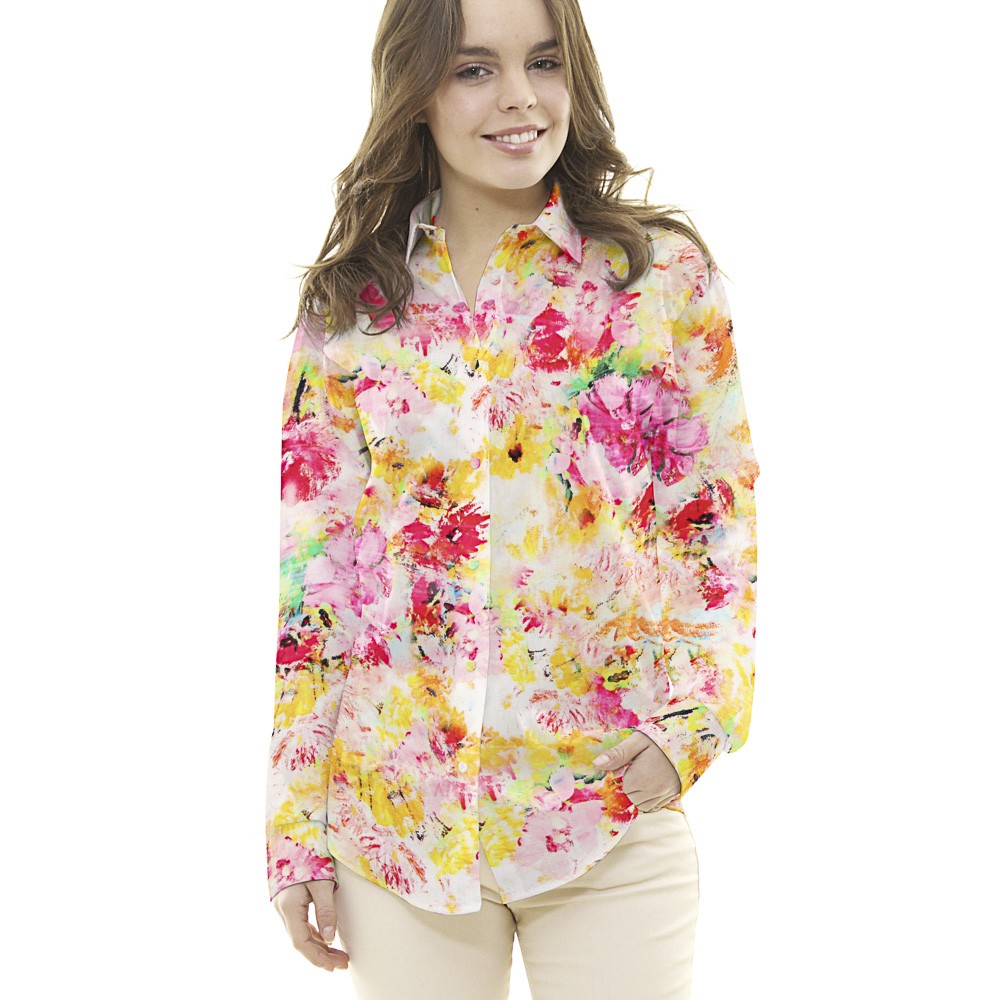 Tela Rústica Acuarela Explosión - Ribes y Casals