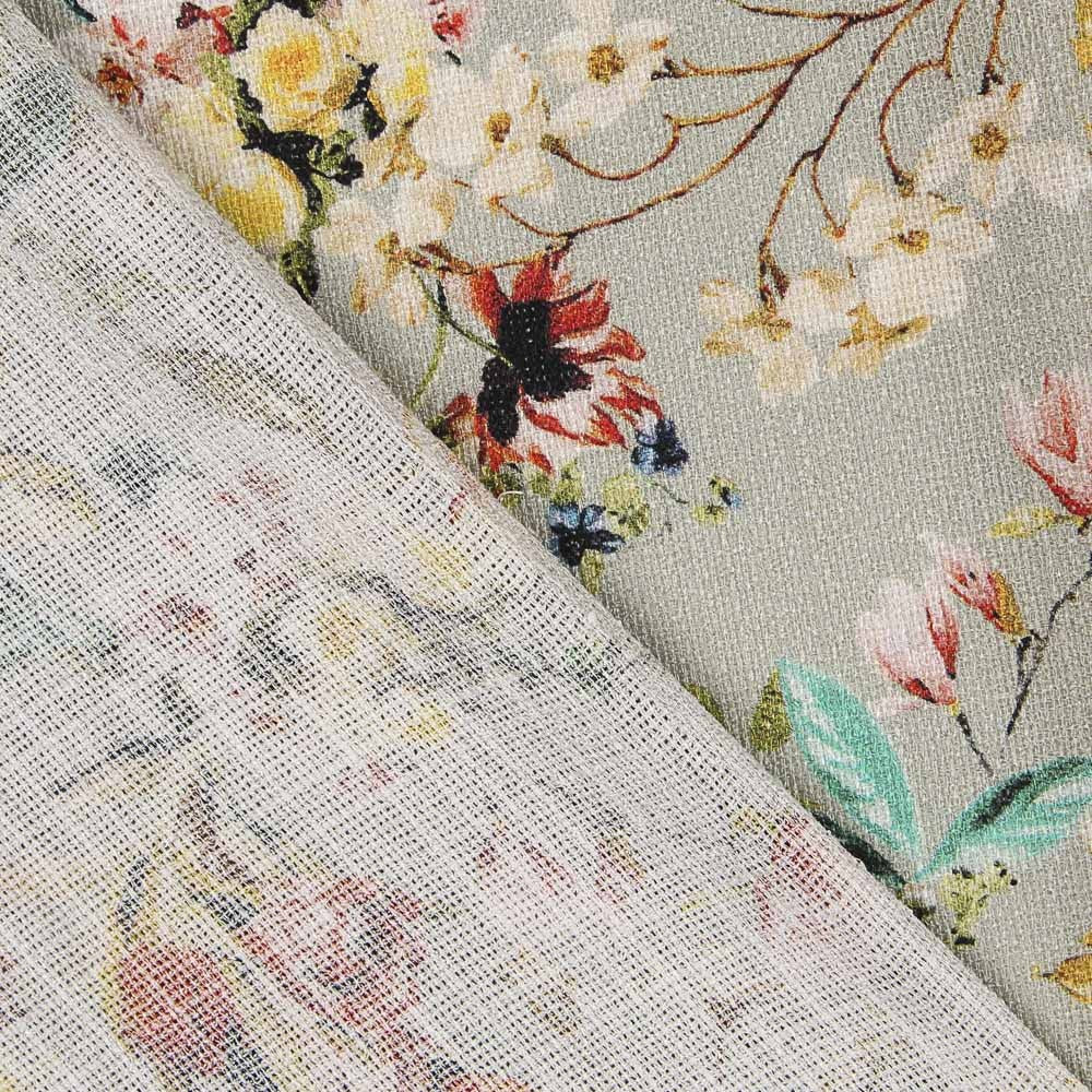 Tela Rústica Cretona Verdosa - Ribes y Casals