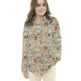 Tela Rústica Cretona Verdosa - Ribes y Casals