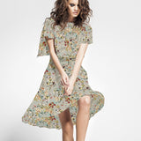 Tela Rústica Cretona Verdosa - Ribes y Casals