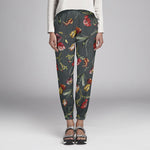 Tela Rústica Flores Verde Oscuro - Ribes y Casals