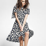 Tela Rústica Margaritas Azul Oscuro - Ribes y Casals