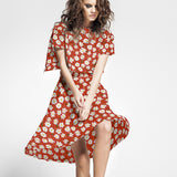 Tela Rústica Margaritas Roja - Ribes y Casals