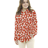 Tela Rústica Margaritas Roja - Ribes y Casals