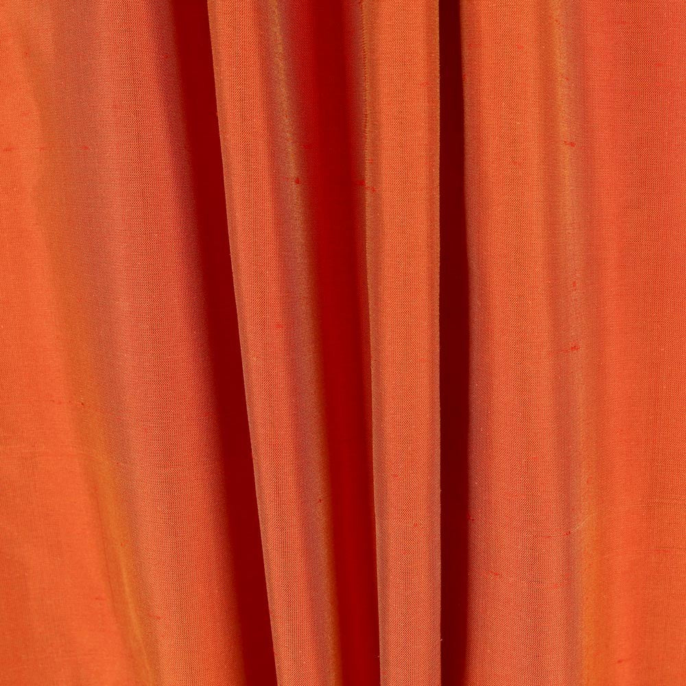 Retal Tela Seda Salvaje Naranja 65x135 cm - Ribes y Casals