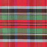 Shantung Poliéster Cuadro Rojo Azul - Ribes y Casals