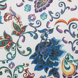 Tela Stretch Flor Oriental Azul - Ribes y Casals