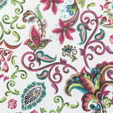 Tela Stretch Flor Oriental Fucsia - Ribes y Casals