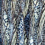 Tela Terciopelo Animal Azul - Ribes y Casals