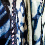 Tela Terciopelo Animal Azul - Ribes y Casals