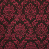 Tela Terciopelo Estampada Barroco Bourdeos - Ribes y Casals