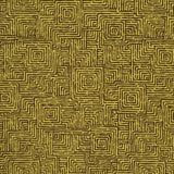 Tela Terciopelo Estampada Cuadros Amarillo - Ribes y Casals