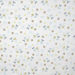 Tela Tondosada Estampada Búhos Azul Cielo - Ribes y Casals