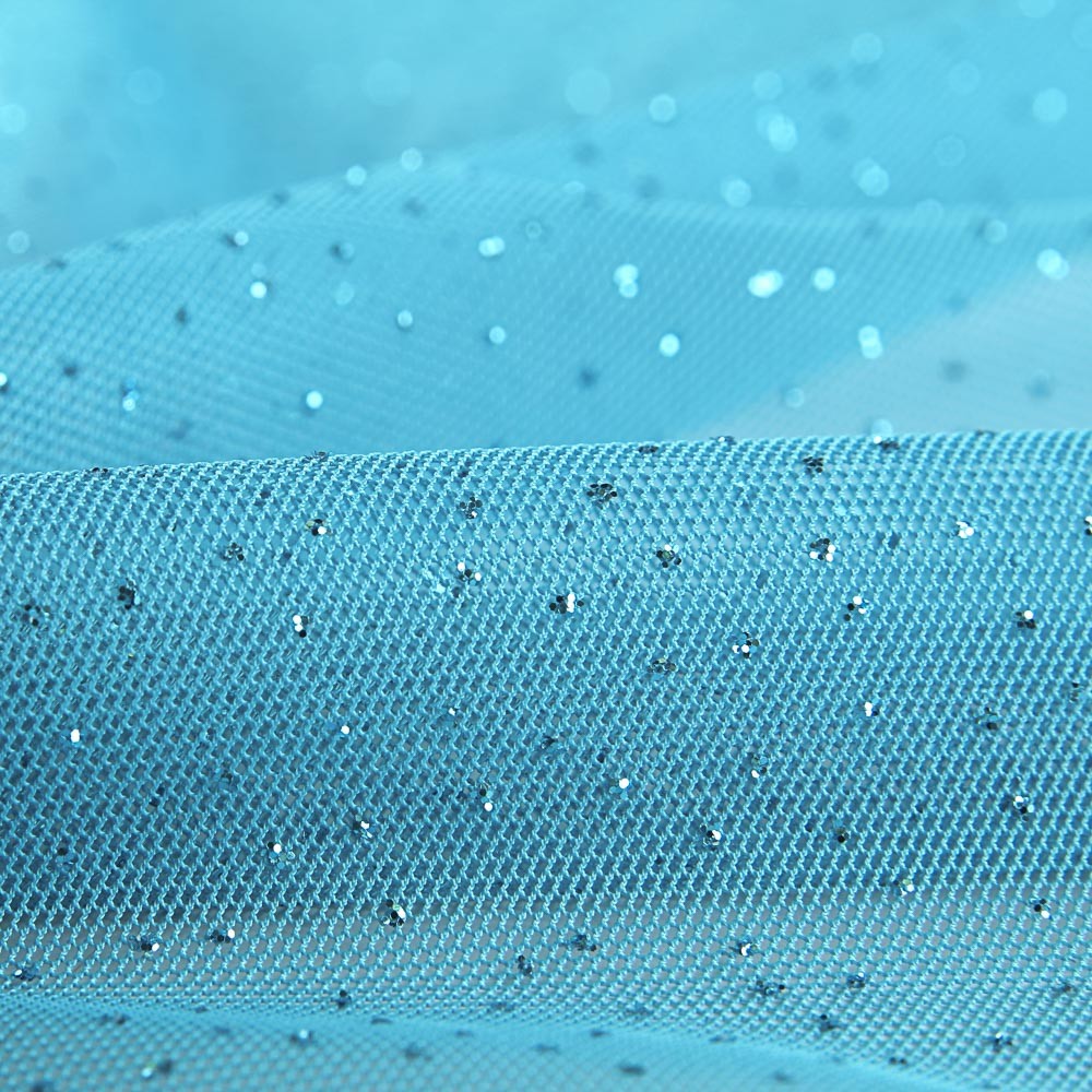 Tela de Tul Brillos Azul - Ribes y Casals