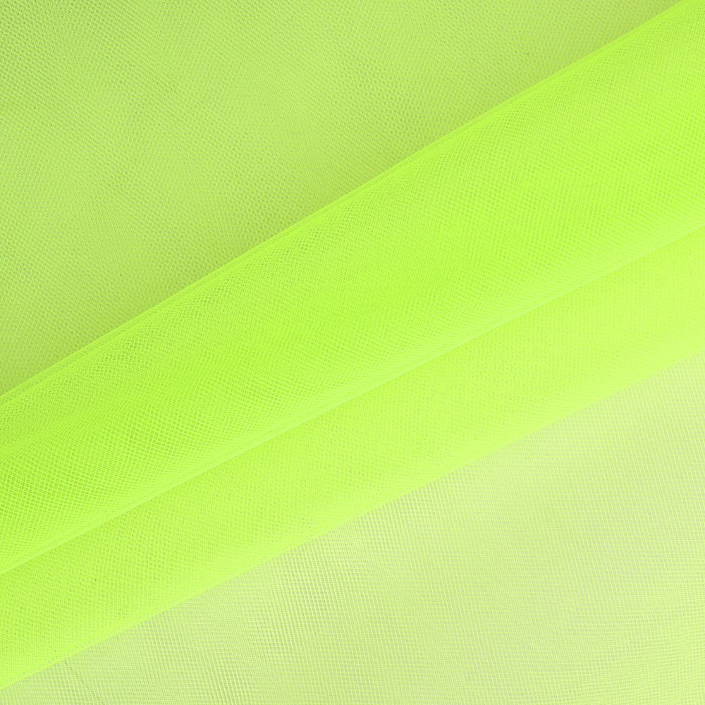 Retal Tela Tul Ilusión Verde Fluor 90x300 cm - Ribes y Casals