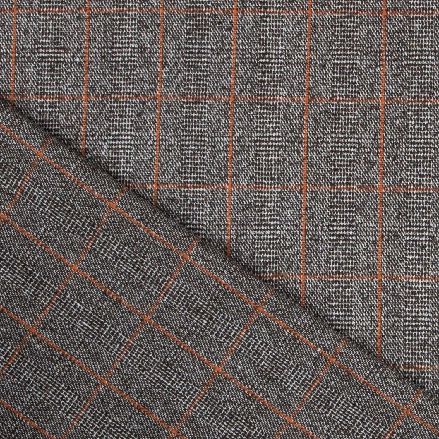 Tela Tweed Gales Naranja - Ribes y Casals