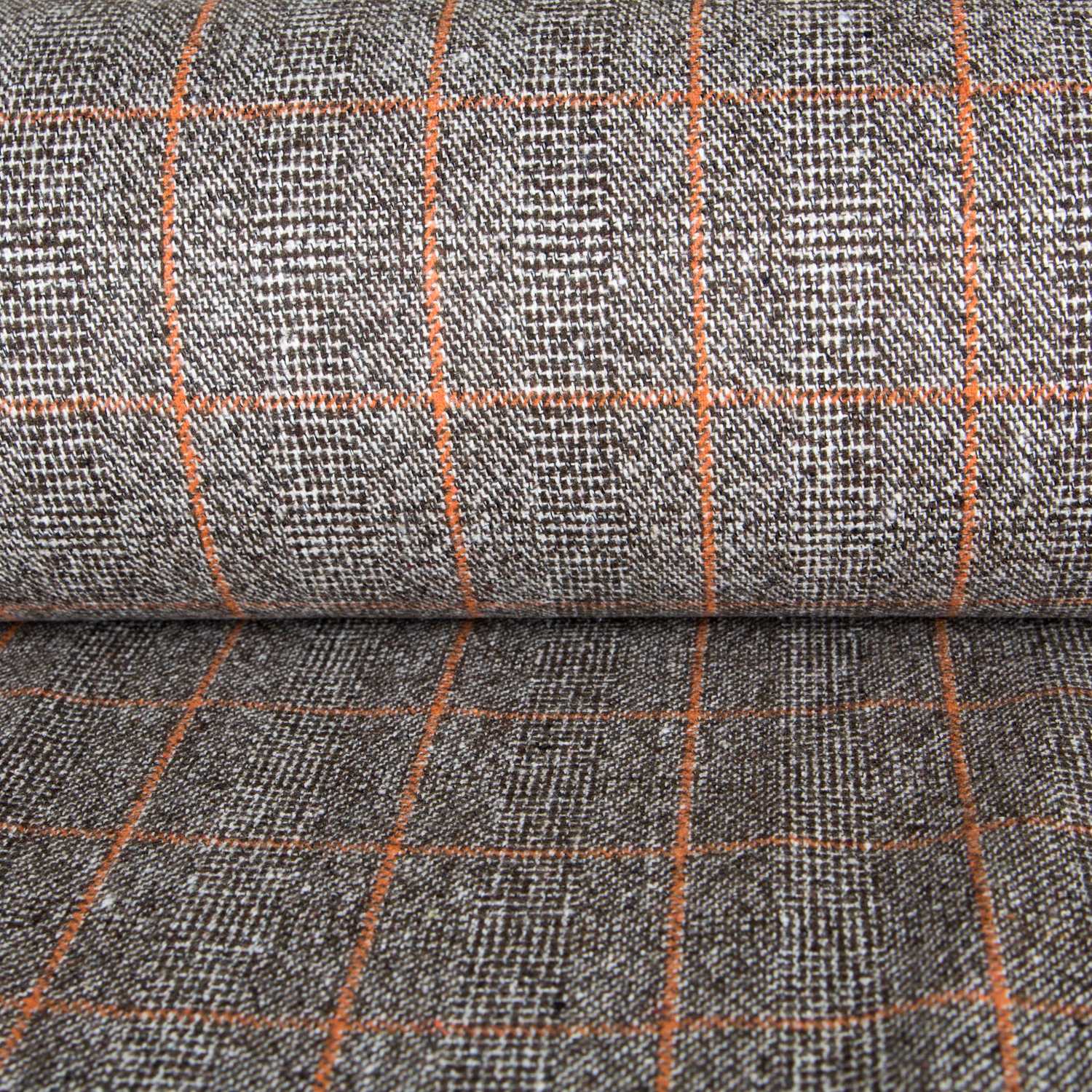 Tela Tweed Gales Naranja - Ribes y Casals
