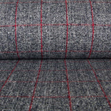 Tela Tweed Gales Rojo - Ribes y Casals