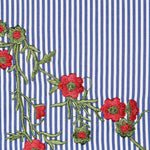 Tela Vichy Bordado Bouquet - Ribes y Casals