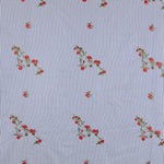 Tela Vichy Bordado Bouquet - Ribes y Casals