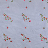 Tela Vichy Bordado Bouquet - Ribes y Casals