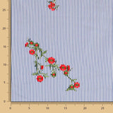 Tela Vichy Bordado Bouquet - Ribes y Casals