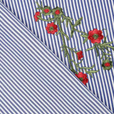 Tela Vichy Bordado Bouquet - Ribes y Casals