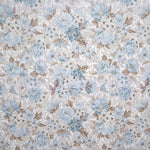 Tela Villela Estampada Flores Azul Cielo - Ribes y Casals