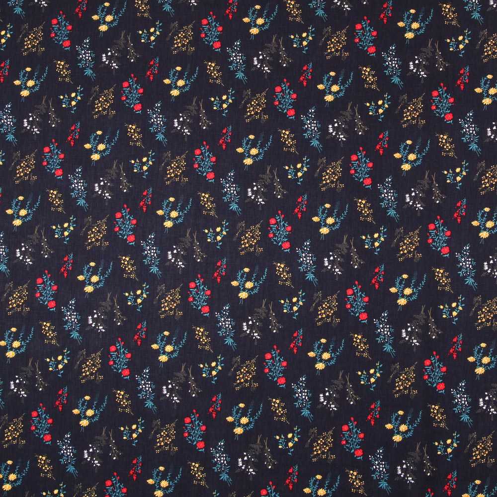 Viscosa Botanic Azul Noche - Ribes y Casals