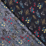 Viscosa Botanic Azul Noche - Ribes y Casals