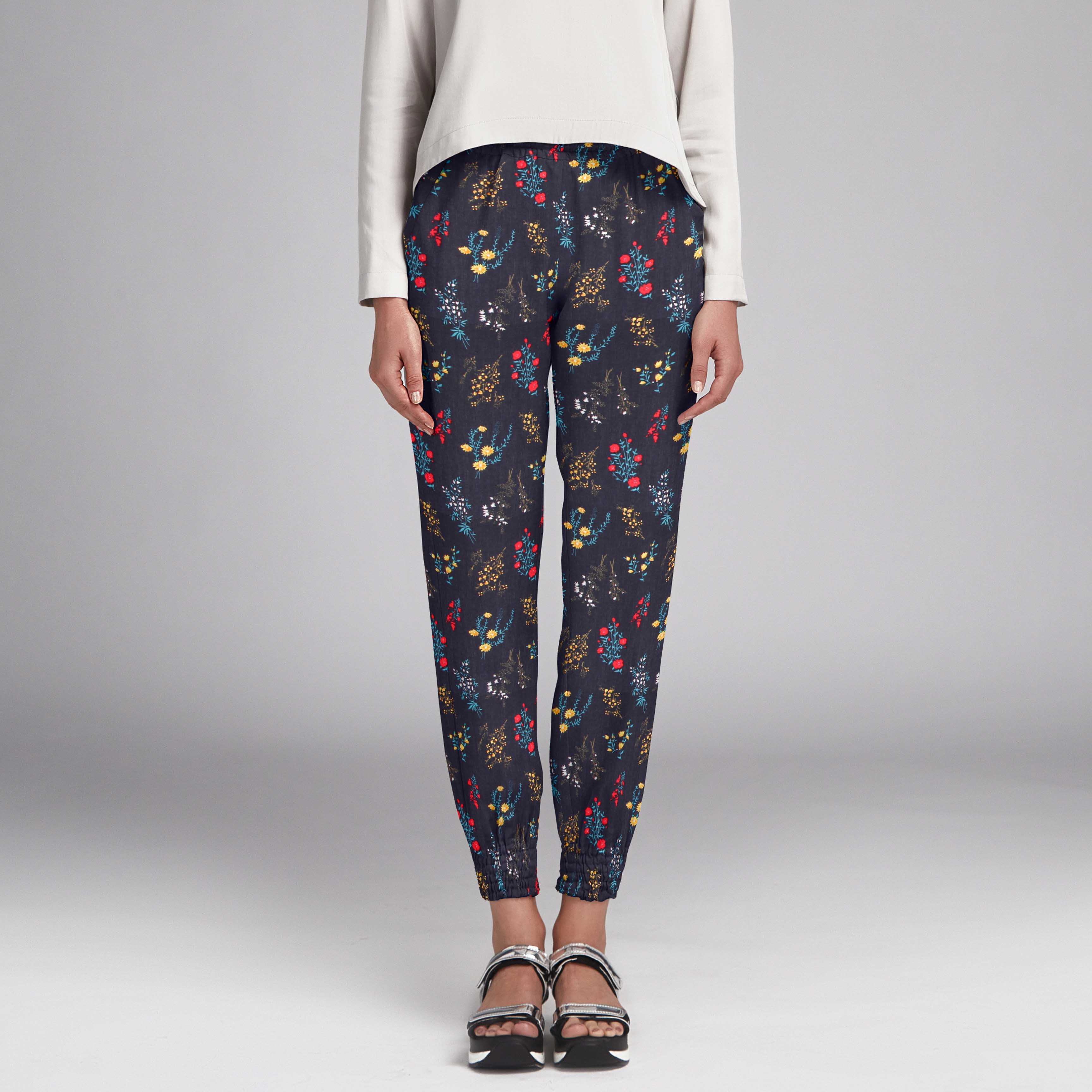 Viscosa Botanic Azul Noche - Ribes y Casals