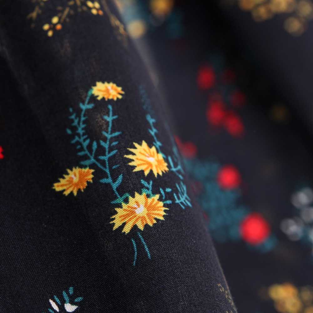 Viscosa Botanic Azul Noche - Ribes y Casals