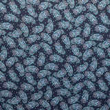 Tela Viscosa Cachemir Fondo Azul Marino - Ribes y Casals