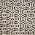 Tela Viscosa Estampada Flor Azteca Gris - Ribes y Casals
