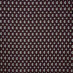 Tela Viscosa Estampada Geométrica Granate - Ribes y Casals
