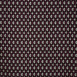 Tela Viscosa Estampada Geométrica Granate - Ribes y Casals