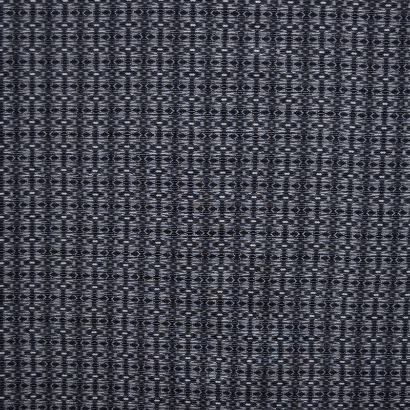Tela Viscosa Estampada Hileras Blanco Negro - Ribes y Casals
