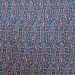 Tela Viscosa Mosaico Floral Marino - Ribes y Casals