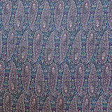 Tela Viscosa Mosaico Floral Marino - Ribes y Casals
