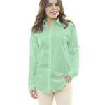 Tela Viscosa Verde Manzana - Ribes y Casals