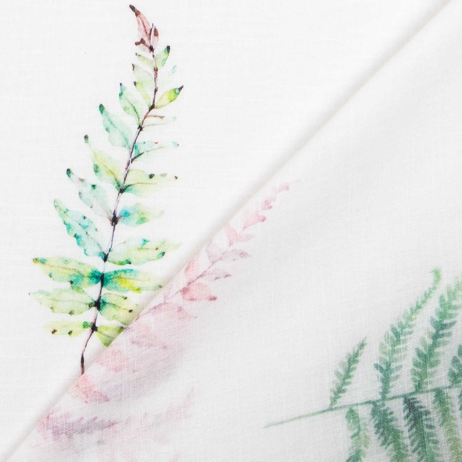 Tela Visillo Estampado Hierbas - Ribes y Casals