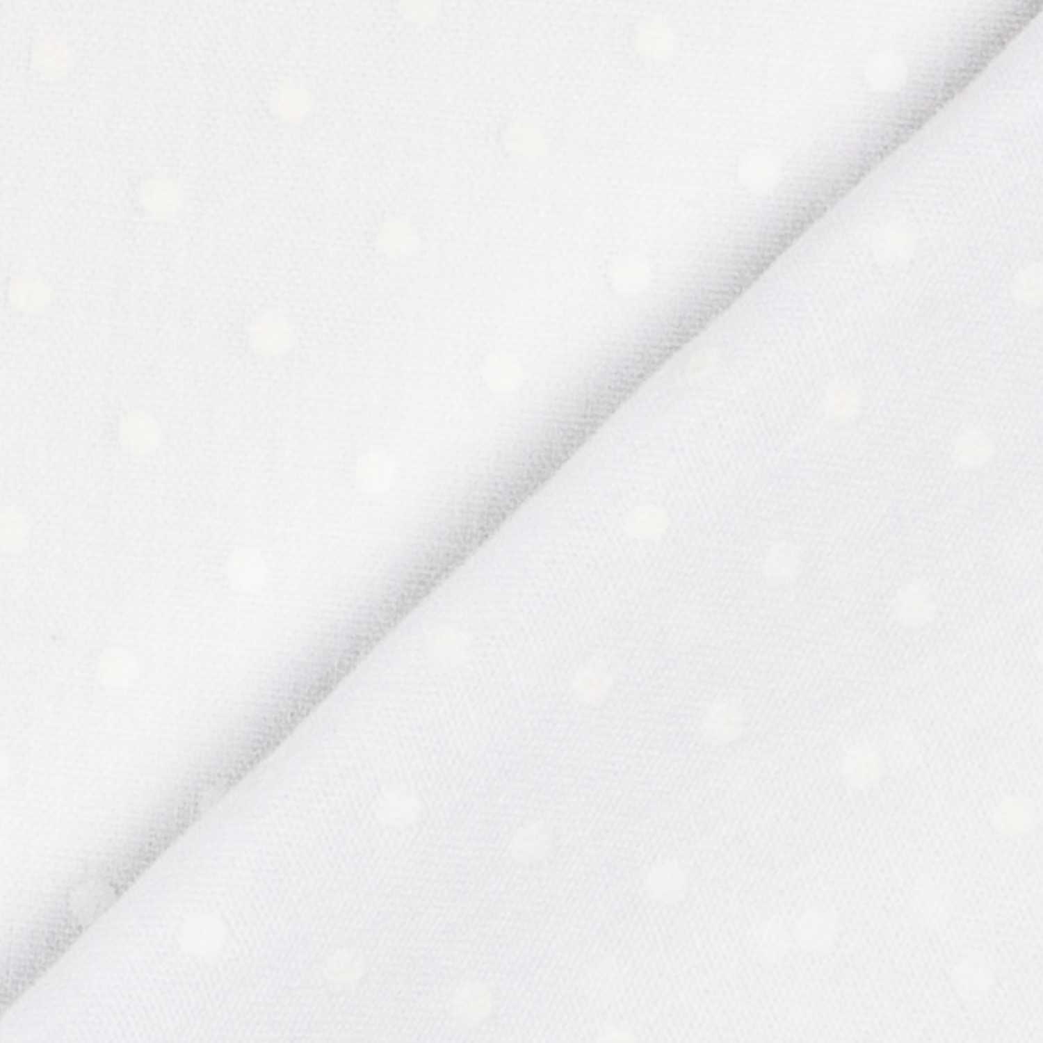 Tela Visillo Etamin Plumeti Blanco - Ribes y Casals