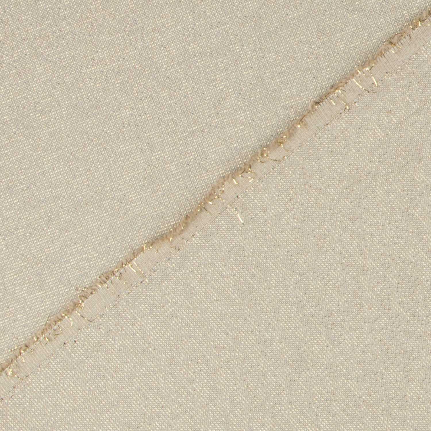 Tela Visillo Lurex Natural Oro - Ribes y Casals