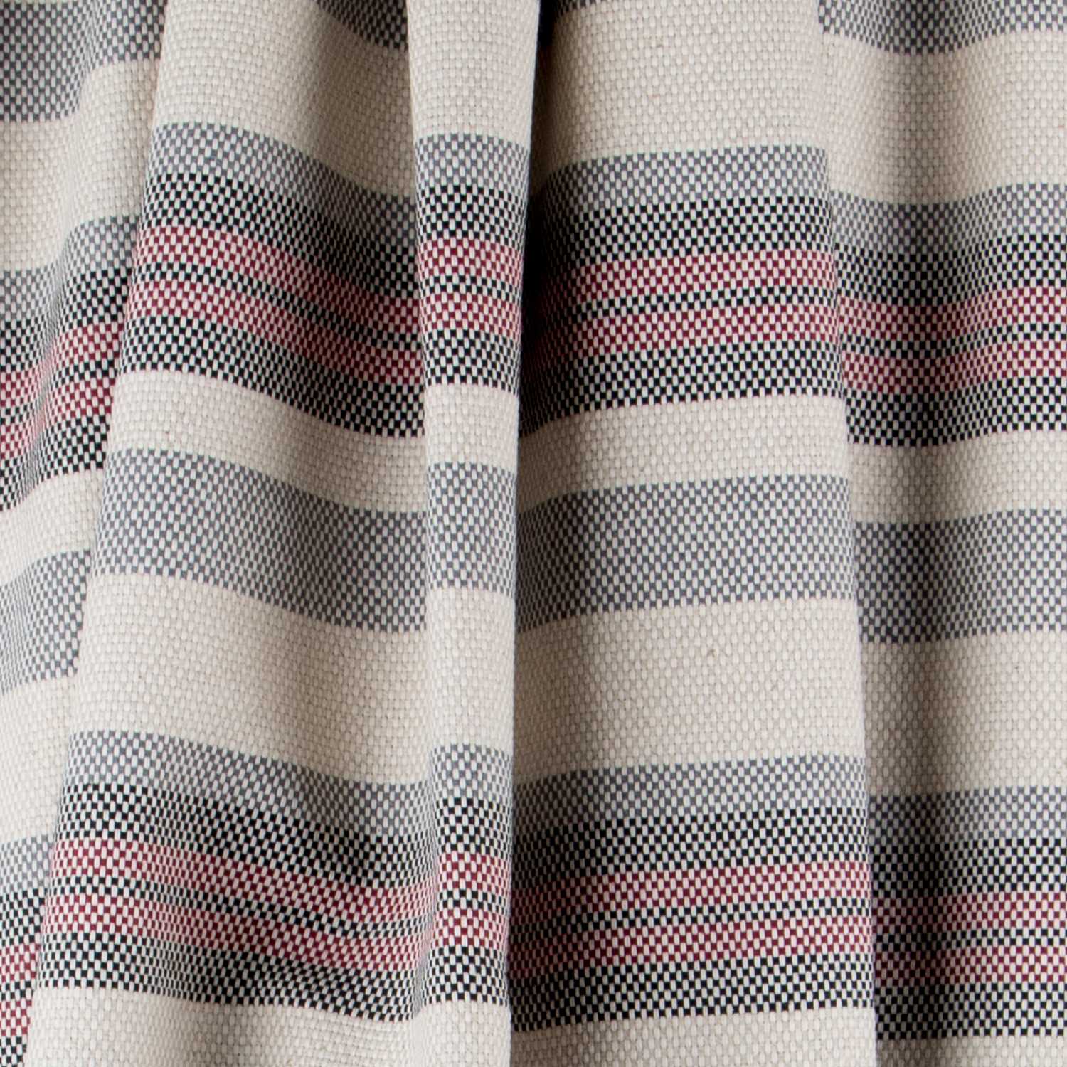 Tela Visillo Rústico Rayas Multicolor - Ribes y Casals