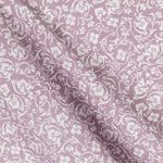 Tela Viyela Mosaico Floral Lila - Ribes y Casals