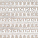 Tela Yute Decoración Arboles Blanco - Ribes y Casals